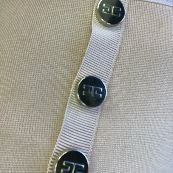 Elisabetta Franchi Blush Bandage Skater Dress - Picture 5 of 6